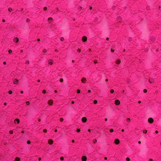 Premium Delicate Floral Pattern Lace Fabric
