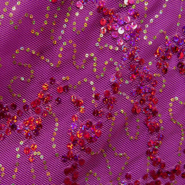 Sequins on Mesh