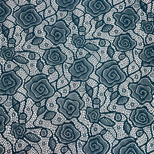 Premium Floral Embroidered Lace Fabric