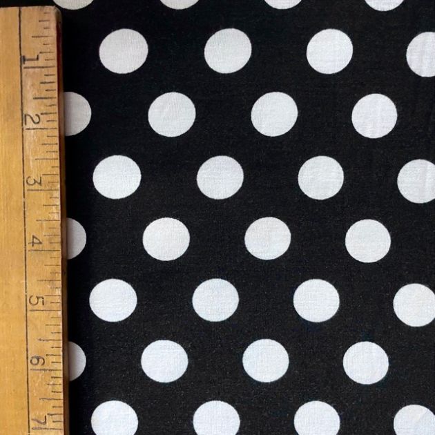 Women's Polka Dot Rayon Spandex Stretch Fabric