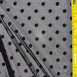 Premium Polka Dot Patterned Mesh Fabric