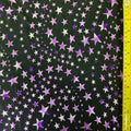 Metallic Stars Collection: Shimmering Celestial Fabric Series