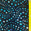 Metallic Stars Collection: Shimmering Celestial Fabric Series