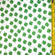 Four Leaf Clovers Print Spandex Fabric