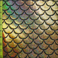 Holographic Mermaid Scale Spandex Fabric