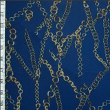 Chain Print Spandex Fabric