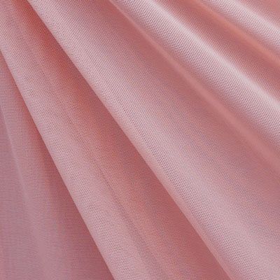 Blush Pink Solid Nylon Mesh Fabric (Sheer Mesh)