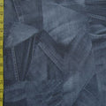 Denim Look Print Spandex Fabric