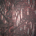 Shadow Hole Distressed Cotton Denim Fabric with Reinforced Stitching