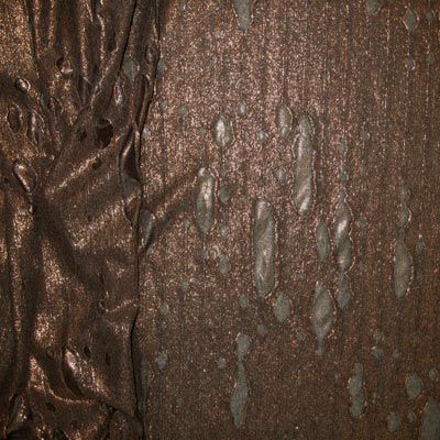 Shadow Hole Distressed Cotton Denim Fabric with Reinforced Stitching