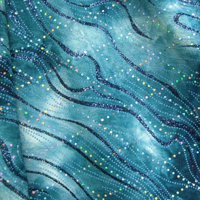 Tie Dye Glitter Swirl