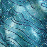 Tie Dye Glitter Swirl