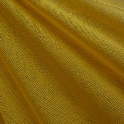 Gold Solid Nylon Mesh Fabric (Sheer Mesh)