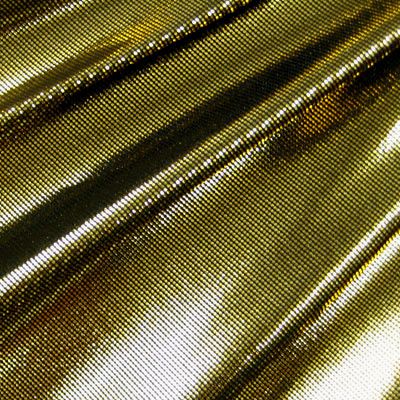 Metallic Laser Foil Dots Spandex Fabric