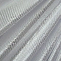 Metallic Laser Foil Dots Spandex Fabric