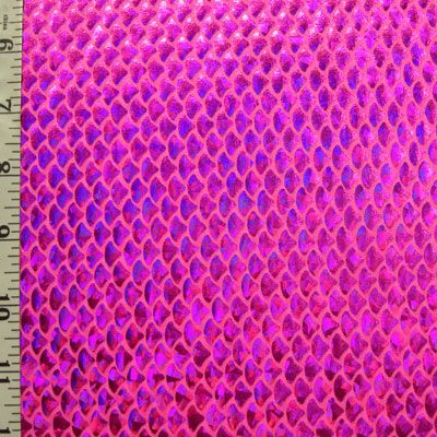 Holographic Small Mermaid Spandex Fabric