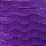 Holographic Wave Pattern Spandex Fabric