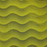 Holographic Wave Pattern Spandex Fabric