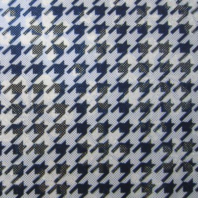 Holographic Houndstooth Spandex Fabric
