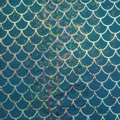 Holographic Fish Scale Spandex Fabric