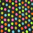 Classic Black and White Polka Dot Pattern Fabric