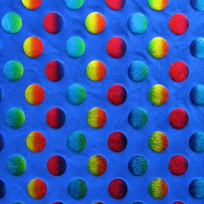 Metallic Rainbow Dots Collection: Shimmering Fabric Assortment