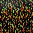 Flames Graphic Print Cotton T-Shirt
