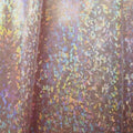 Solid Color Holographic Shattered Glass Spandex Fabric