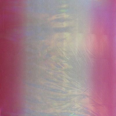 Holographic Ombre Pattern Spandex Fabric - Mirror Foil Finish