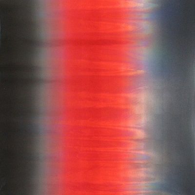 Holographic Ombre Pattern Spandex Fabric - Mirror Foil Finish