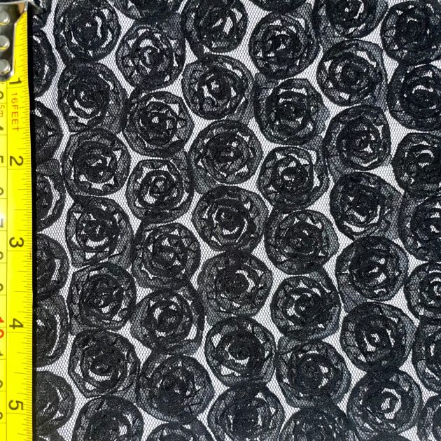 Premium Floral Embroidered Lace Fabric