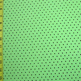 Classic Black and White Polka Dot Pattern Fabric
