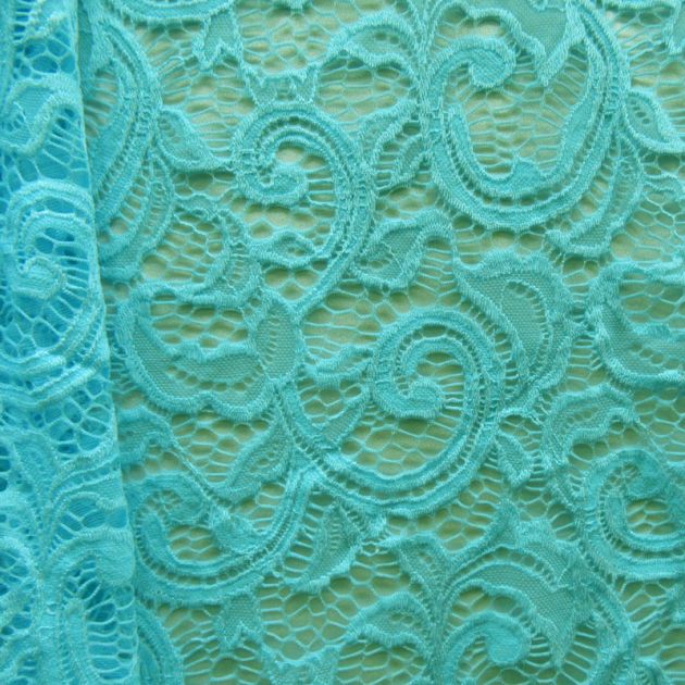 Stretch Paisley Lace Fabric