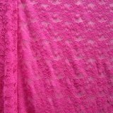 Premium Floral Stretch Lace Fabric