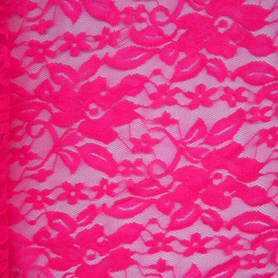 Premium Floral Pattern Stretch Lace Fabric