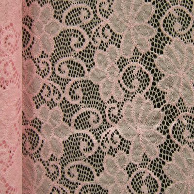 Premium Floral Stretch Lace Fabric