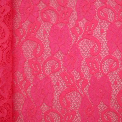 Stretch Floral Lace Fabric - YA-1415