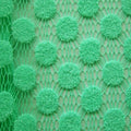 Premium Terry Lace Fabric with Intricate Floral Pattern