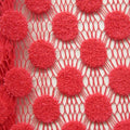 Premium Terry Lace Fabric with Intricate Floral Pattern