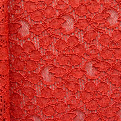 Premium Floral Pattern Stretch Lace Fabric
