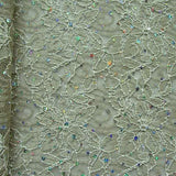 Premium Floral Pattern Stretch Lace Fabric