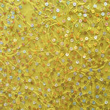 Premium Floral Embroidered Chantilly Lace Fabric
