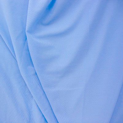 Sky Blue Solid Nylon Mesh Fabric (Sheer Mesh)