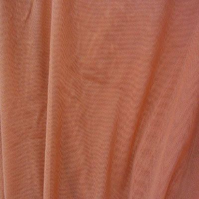 Solid Nylon Mesh Fabric - Copper Sheer Mesh