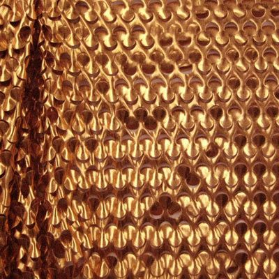 Metallic Punched Holes Spandex Fabric