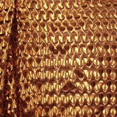 Metallic Punched Holes Spandex Fabric