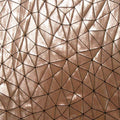 Metallic Geometric Collection: Brushed Steel, Polished Copper, and Iridescent Brass