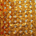 Metallic Punched Holes Spandex Fabric