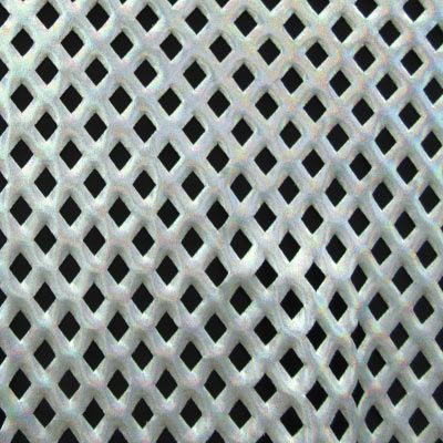 Metallic Punched Holes Spandex Fabric