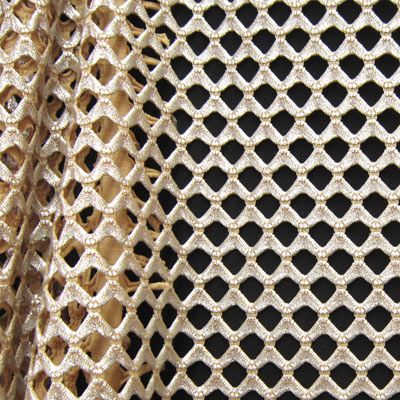 Metallic Cabaret Big Hole Net Fabrics
